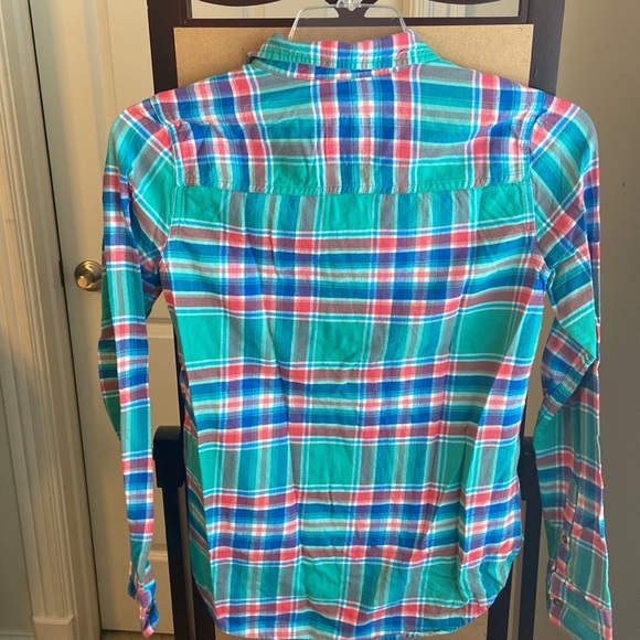 Hollister plaid flannel button down S - Picture 6 of 6